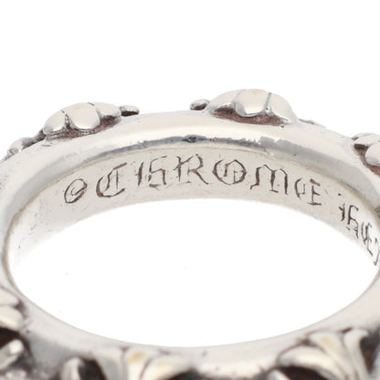 Chrome Hearts Cross Band 925 Silver Ring Size ONE SIZE