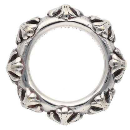 Chrome Hearts Cross Band 925 Silver Ring Size ONE SIZE
