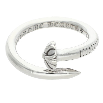 Chrome Hearts Nail Crossball 925 Silver Ring Size ONE SIZE