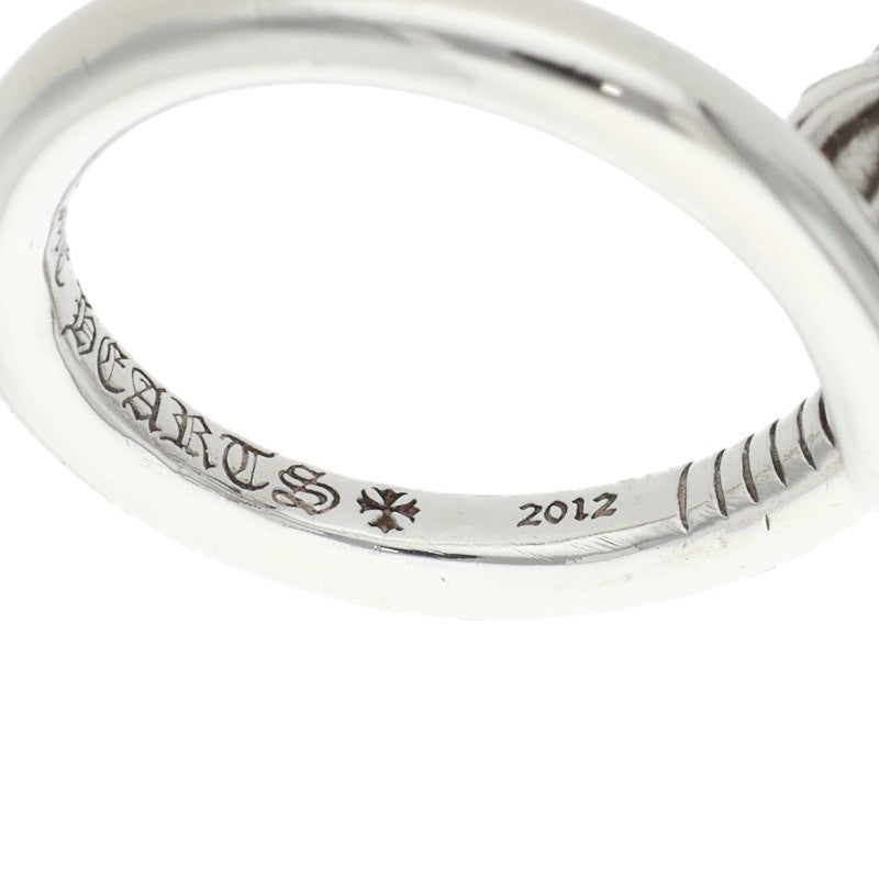 Chrome Hearts Nail Crossball 925 Silver Ring Size ONE SIZE