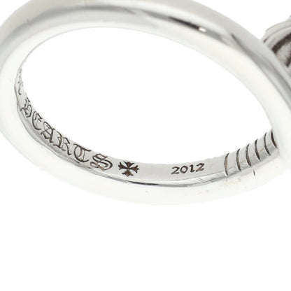 Chrome Hearts Nail Crossball 925 Silver Ring Size ONE SIZE