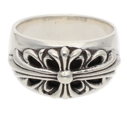 Chrome Hearts Floral Cross Silver Ring Size ONE SIZE