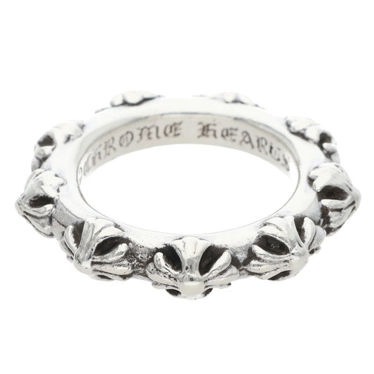 Chrome Hearts Cross Band Silver Ring Size ONE SIZE