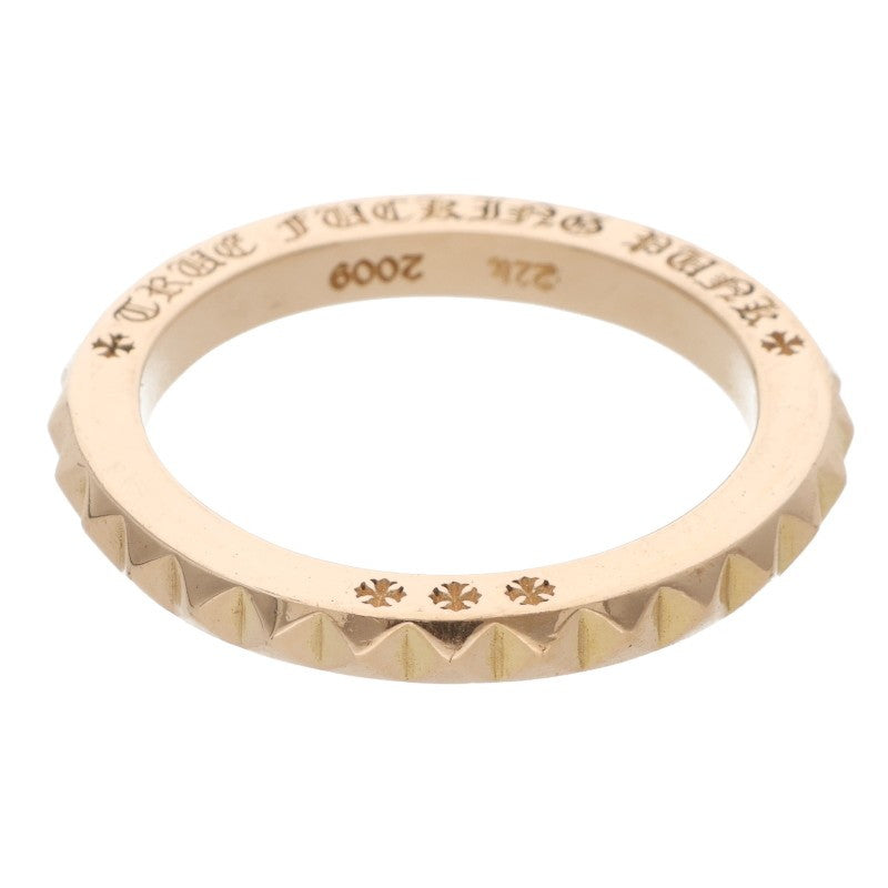Chrome Hearts 22K TFP PNK BIG Gold Ring Size ONE SIZE