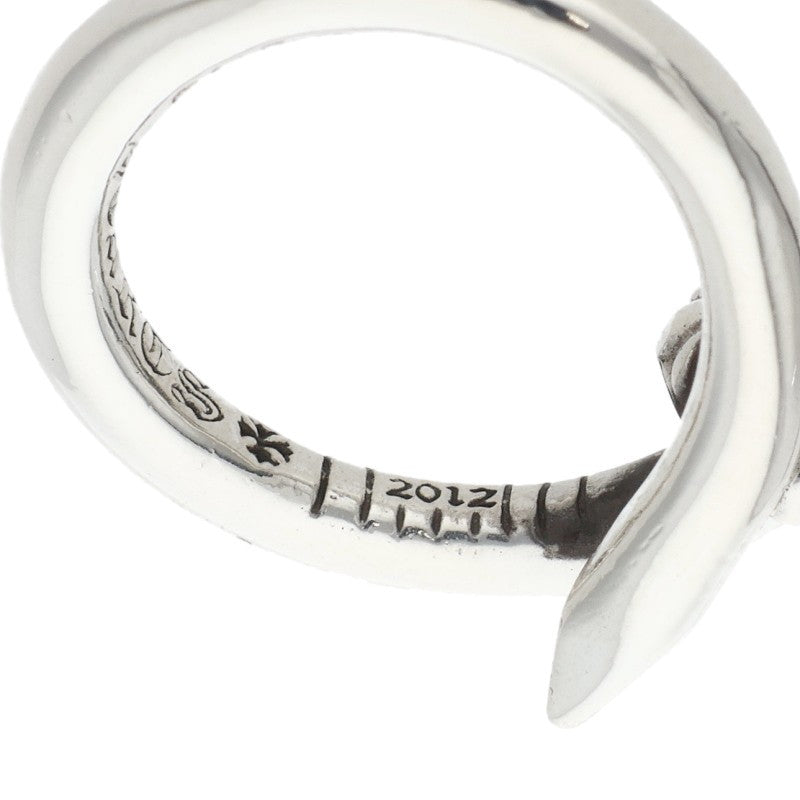 Chrome Hearts NAIL CRSBALL Silver Ring 925 Size ONE SIZE