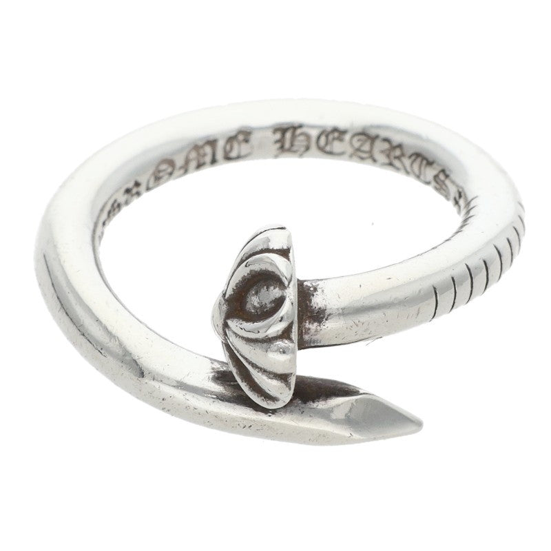 Chrome Hearts NAIL CROSSBALL Silver Ring Size ONE SIZE