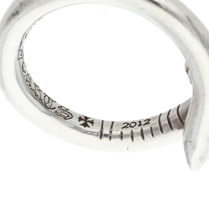 Chrome Hearts NAIL CROSSBALL Silver Ring Size ONE SIZE