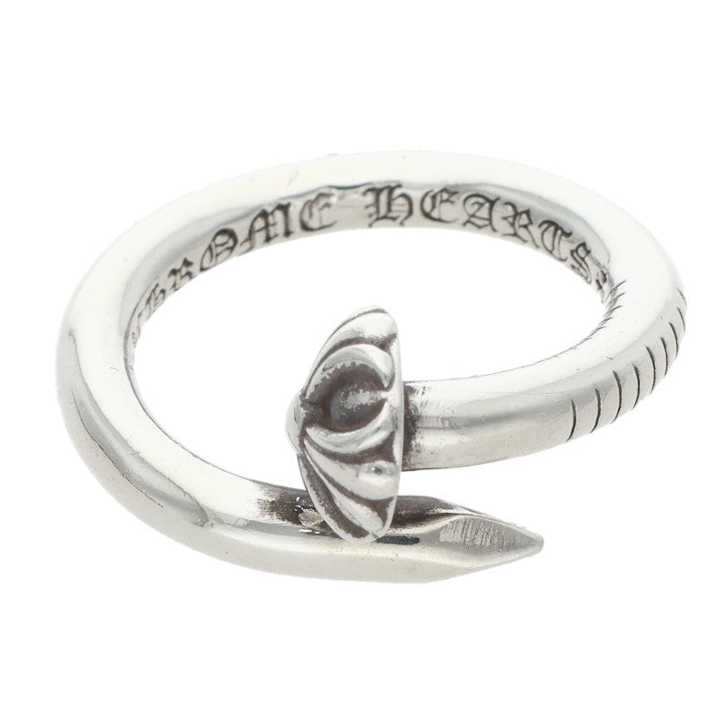 Chrome Hearts NAIL CROSSBALL Silver Ring Size ONE SIZE