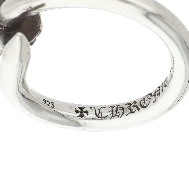 Chrome Hearts NAIL CROSSBALL Silver Ring Size ONE SIZE