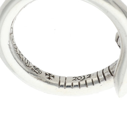 Chrome Hearts NAIL CROSSBALL Silver Ring Size ONE SIZE