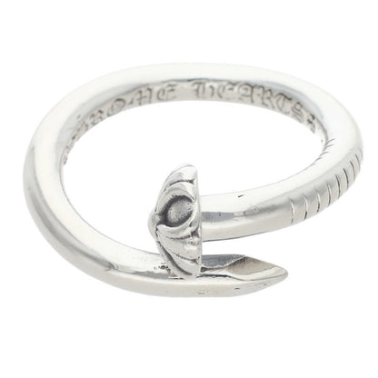 Chrome Hearts NAIL CROSSBALL Silver Ring Size ONE SIZE
