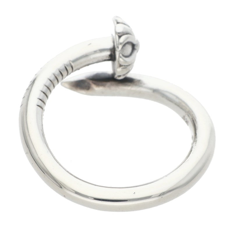 Chrome Hearts NAIL CROSSBALL Silver Ring Size ONE SIZE