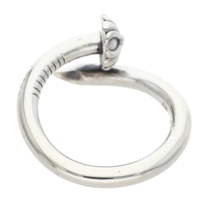 Chrome Hearts NAIL CROSSBALL Silver Ring Size ONE SIZE