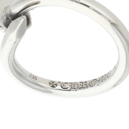 Chrome Hearts NAIL CROSSBALL Silver Ring Size ONE SIZE