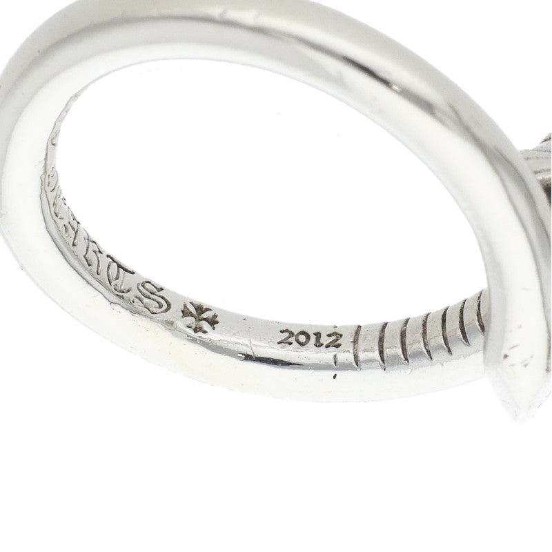 Chrome Hearts NAIL CROSSBALL Silver Ring Size ONE SIZE