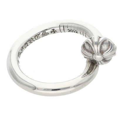 Chrome Hearts NAIL CROSSBALL Silver Ring Size JP 9