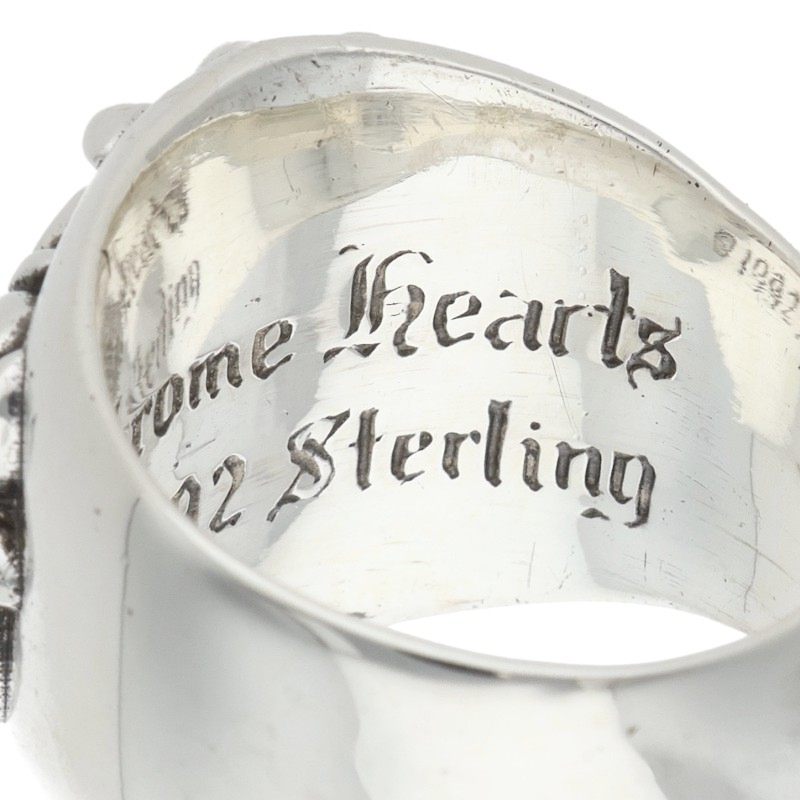 Chrome Hearts KEEPER Silver Ring Size ONE SIZE