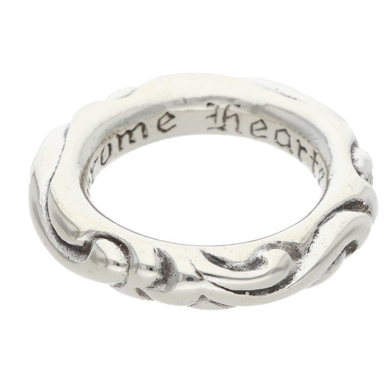 Chrome Hearts SCROLL BAND Silver Ring Size JP 9