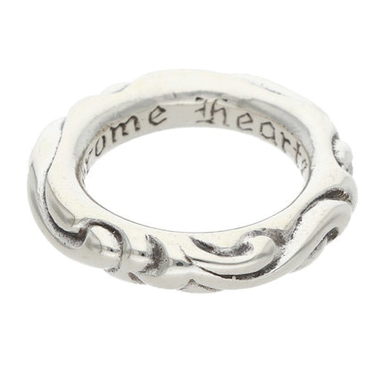 Chrome Hearts SCROLL BAND Silver Ring Size JP 9