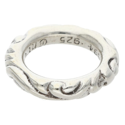 Chrome Hearts SCROLL BAND Silver Ring Size JP 9