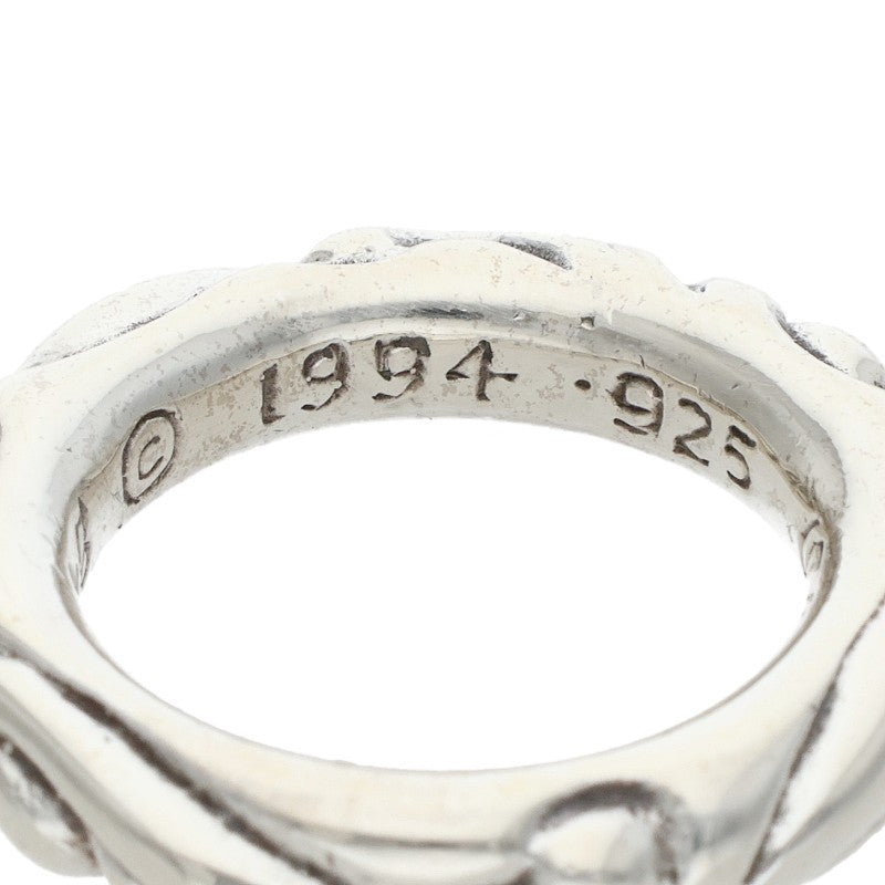 Chrome Hearts SCROLL BAND Silver Ring Size JP 9