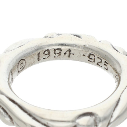 Chrome Hearts SCROLL BAND Silver Ring Size JP 9