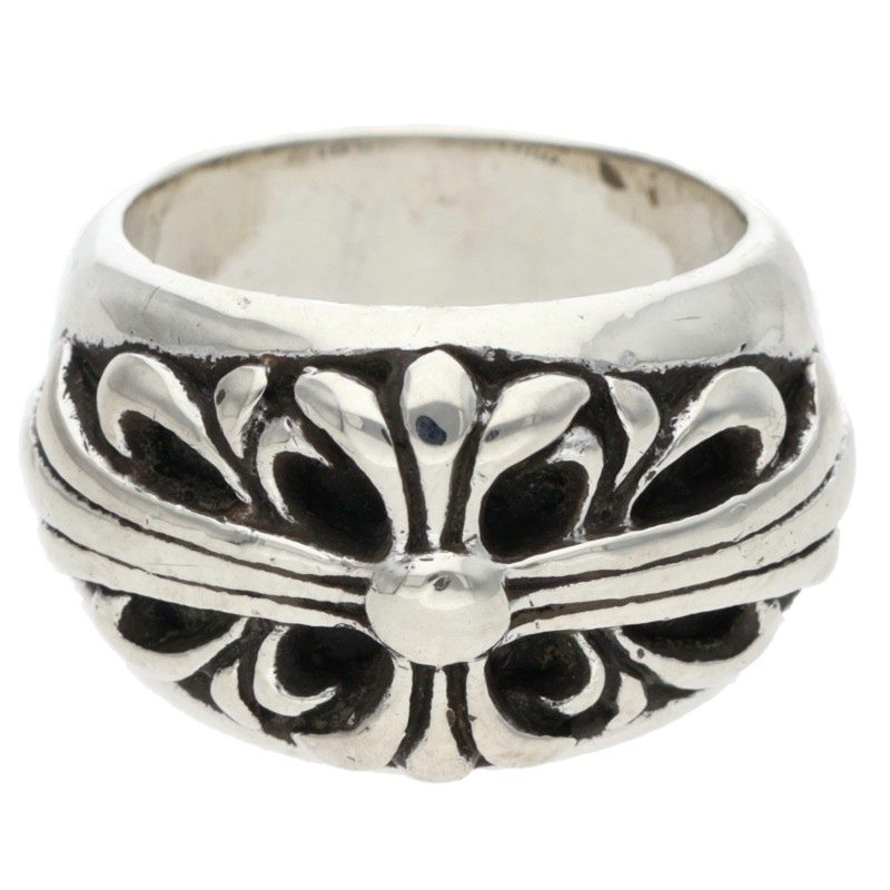 Chrome Hearts FLRL CRS Floral Cross Silver Size ONE SIZE