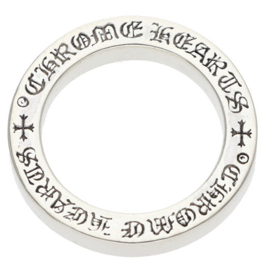 Chrome Hearts 3mm Spacer Plain Silver Ring Size ONE SIZE