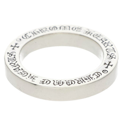 Chrome Hearts 3mm Spacer Plain Silver Ring Size ONE SIZE