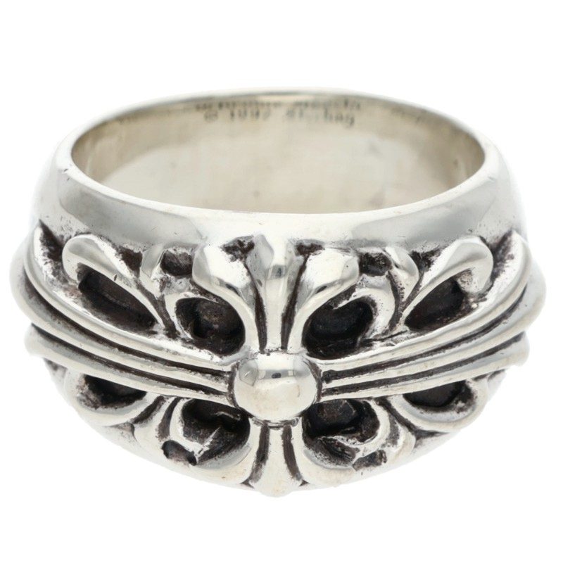 Chrome Hearts FLRL CRS Floral Cross Silver Size ONE SIZE