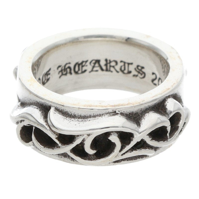 Chrome Hearts DBL Narrow Vine Band Silver Ring Size ONE SIZE