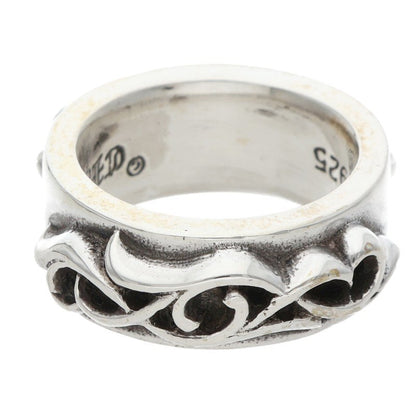 Chrome Hearts DBL Narrow Vine Band Silver Ring Size ONE SIZE