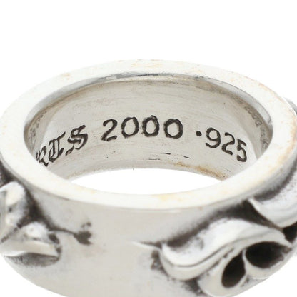 Chrome Hearts DBL Narrow Vine Band Silver Ring Size ONE SIZE