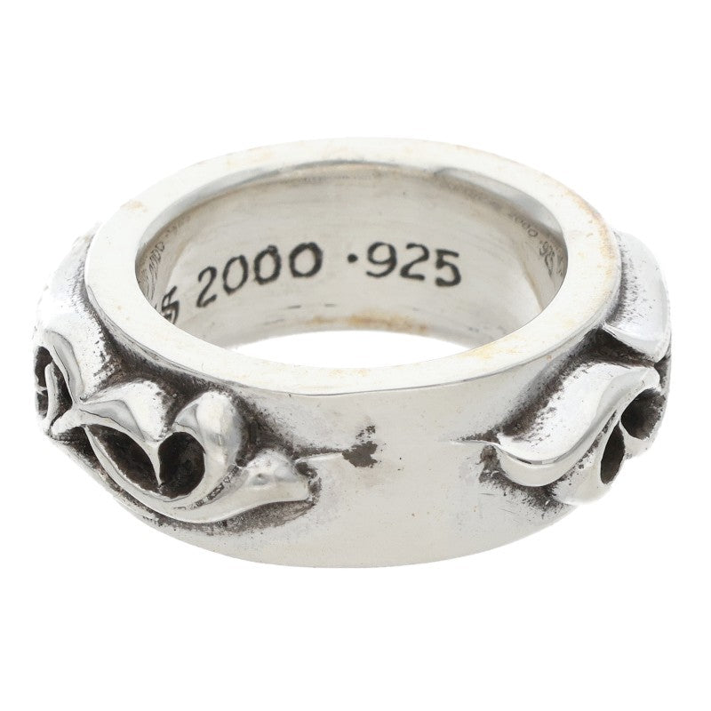 Chrome Hearts DBL Narrow Vine Band Silver Ring Size ONE SIZE