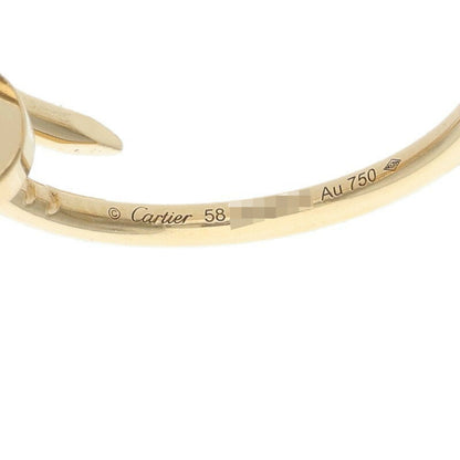 Cartier JUSTE UN CLOU RING SM 18K Yellow Gold Size ONE SIZE