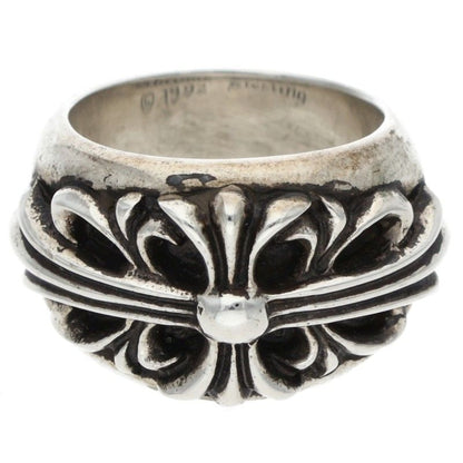 Chrome Hearts FLRL CRS Floral Cross Silver Size JP 8
