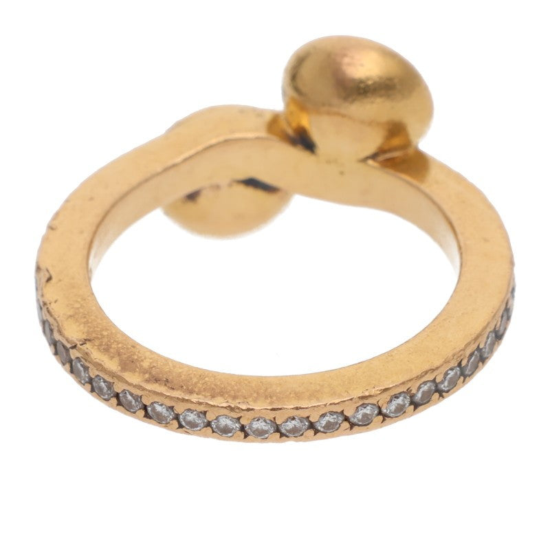 Chrome Hearts 22K Double Negative CH Diamond Ring Size 11.5