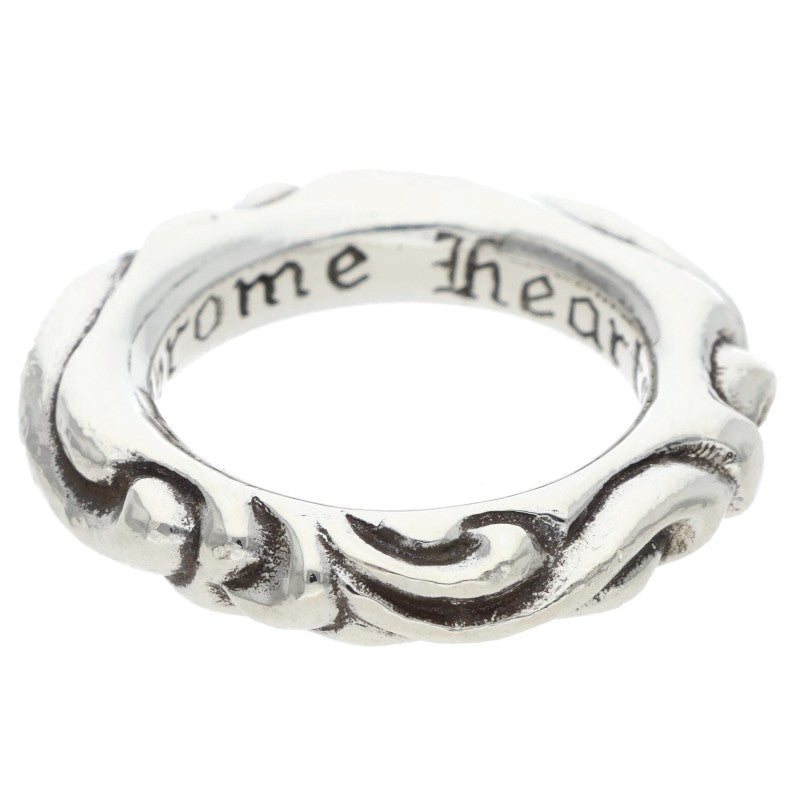 Chrome Hearts Scroll Band 925 Silver Ring Size ONE SIZE