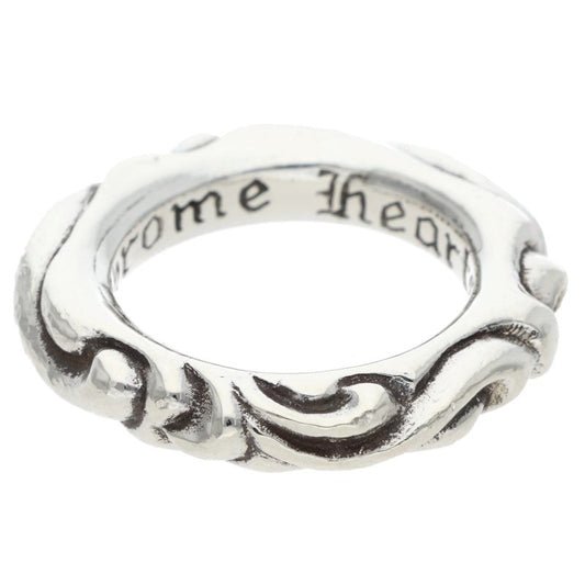 Chrome Hearts Scroll Band 925 Silver Ring Size ONE SIZE