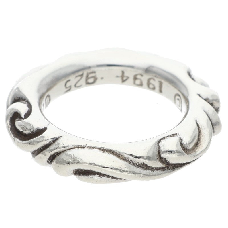 Chrome Hearts Scroll Band 925 Silver Ring Size ONE SIZE