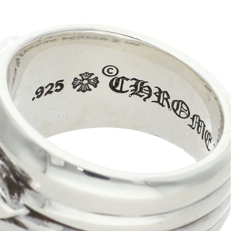 Chrome Hearts Single Flerknee Silver Ring Size ONE SIZE