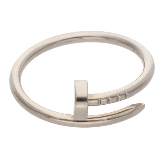 Cartier JUSTE UN CLOU RING SM 18K White Gold Size ONE SIZE