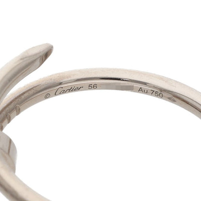 Cartier JUSTE UN CLOU RING SM 18K White Gold Size ONE SIZE