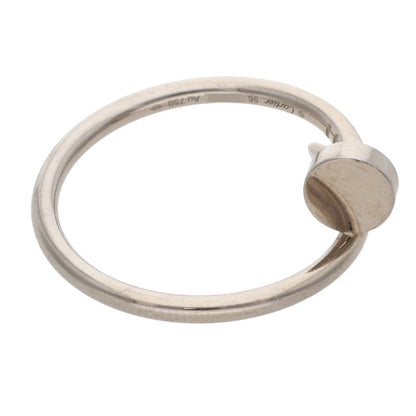 Cartier JUSTE UN CLOU RING SM 18K White Gold Size ONE SIZE