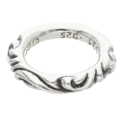 Chrome Hearts SCRL Band 925 Silver Ring Size ONE SIZE
