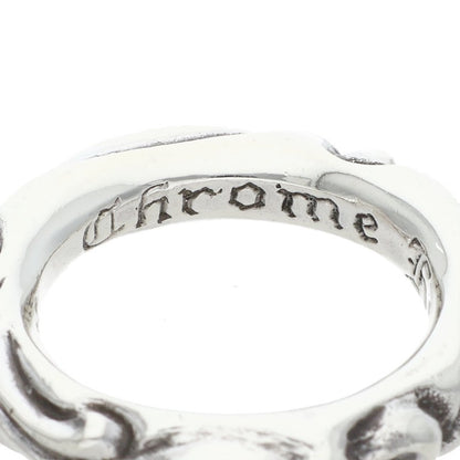 Chrome Hearts SCRL Band 925 Silver Ring Size ONE SIZE