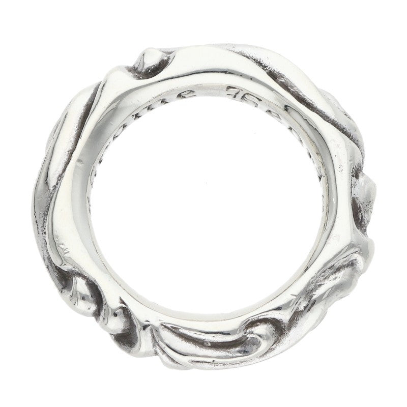 Chrome Hearts SCRL Band 925 Silver Ring Size ONE SIZE