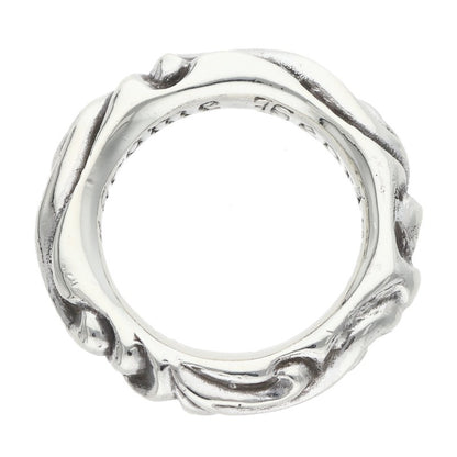 Chrome Hearts SCRL Band 925 Silver Ring Size ONE SIZE