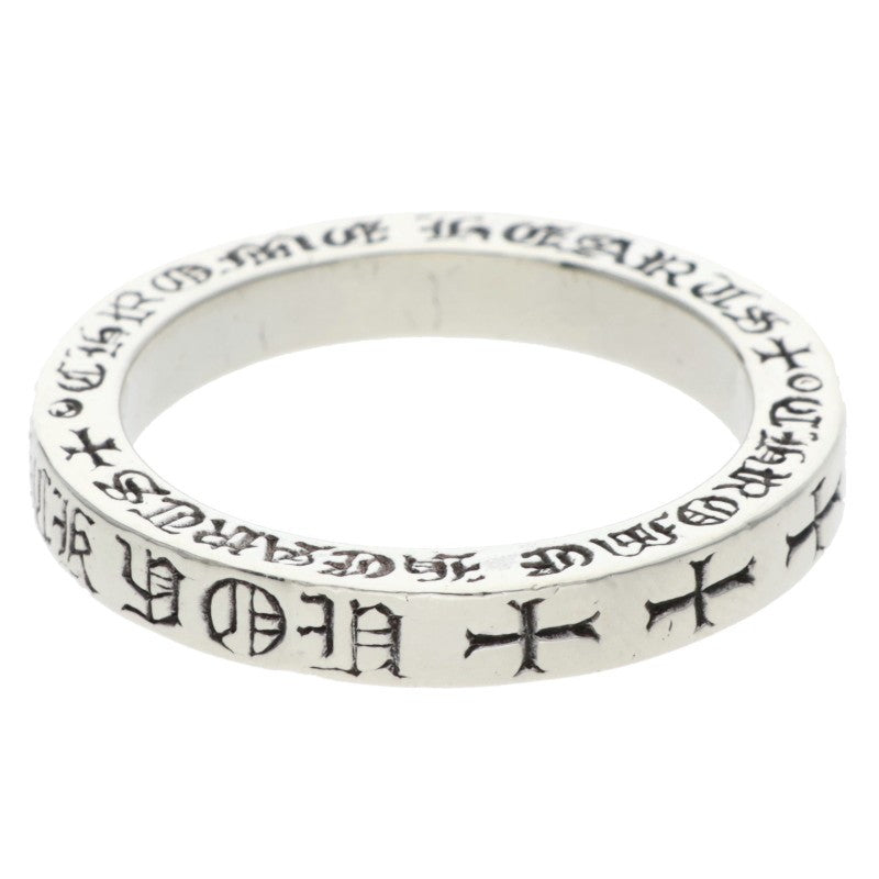 Chrome Hearts 3mm SPACER FUCKYOU Silver Ring Size ONE SIZE
