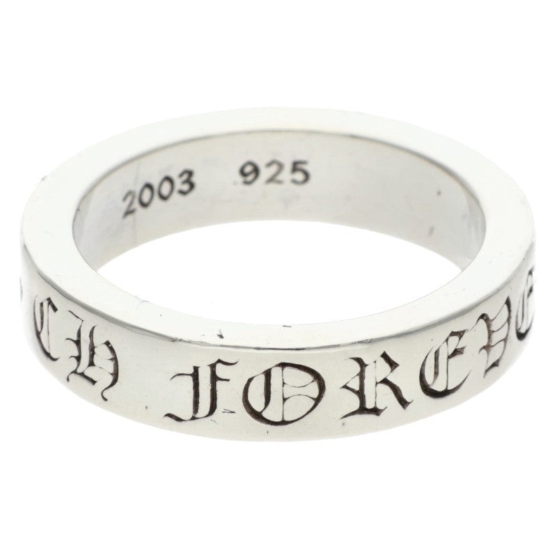 Chrome Hearts 6mm SPACER FOREVER Silver Ring Size ONE SIZE